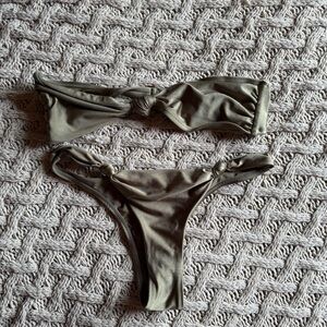Edikted Olive Green Bikini
